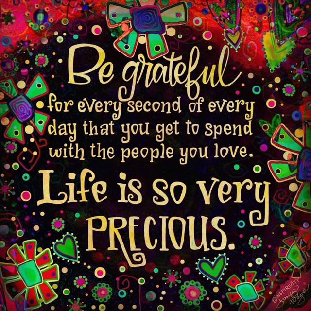 Be Grateful for every second of life-Life Quotes Free Download-Stumbit Quotes